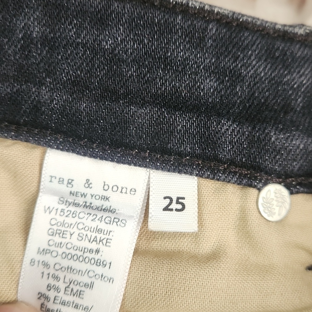 Rag & Bone Cate Mid-Rise Ankle Skinny Jean's - Picture 5 of 8